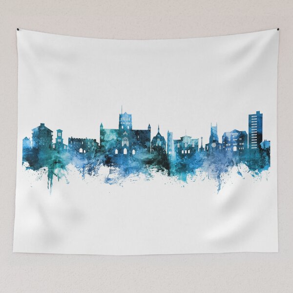Item preview, St Albans England Skyline designed and sold by ArtPrints.