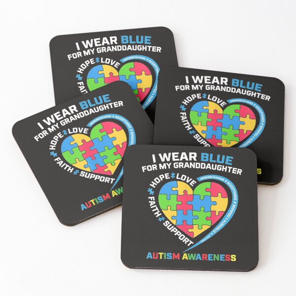 Item preview, I Wear Blue For My Granddaughter Autism Awareness Accept Understand Love Gift designed and sold by Lida1543.