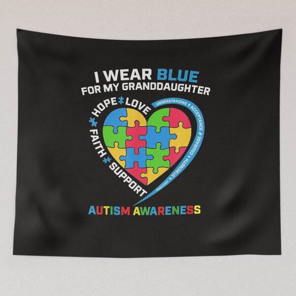 Item preview, I Wear Blue For My Granddaughter Autism Awareness Accept Understand Love Gift designed and sold by Lida1543.