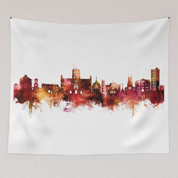 Item preview, St Albans England Skyline designed and sold by ArtPrints.