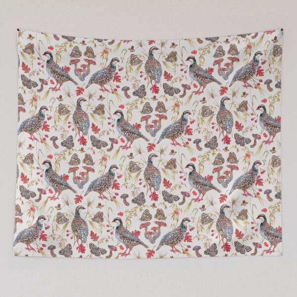 Item preview, Foraging Partridges - Eggshell designed and sold by beccaboyce.
