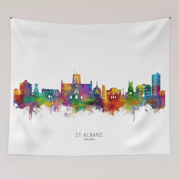 Item preview, St Albans England Skyline designed and sold by ArtPrints.