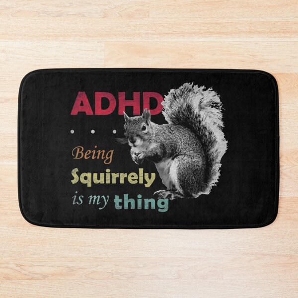 Item preview, ADHD is Awesome Squirrely Retro designed and sold by PEHardy-Designs.