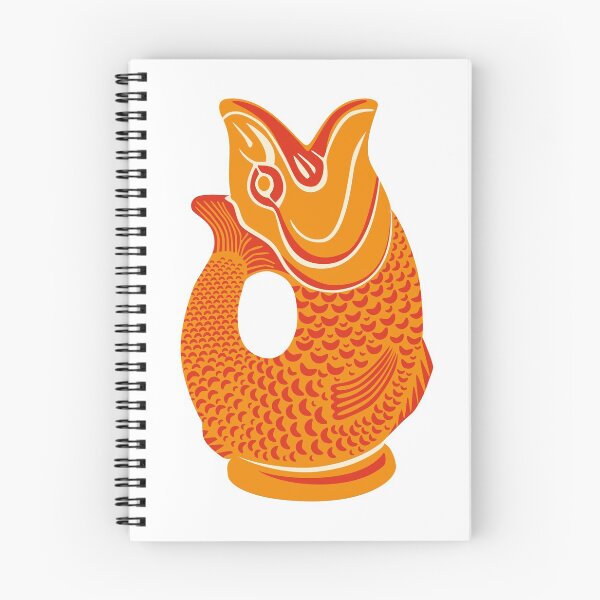 Item preview, Orange and Red Retro Glug Glug Fish Jug designed and sold by BuyMooreThings.