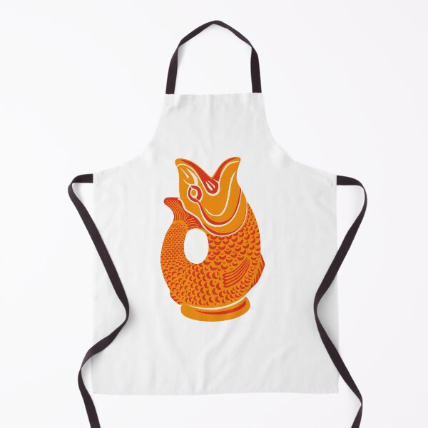 Item preview, Orange and Red Retro Glug Glug Fish Jug designed and sold by BuyMooreThings.