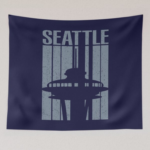 Item preview, Retro Seattle Space Needle Vintage Pride designed and sold by pixeljamz.