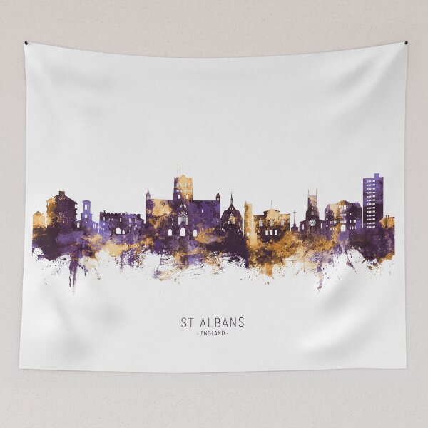 Item preview, St Albans England Skyline designed and sold by ArtPrints.