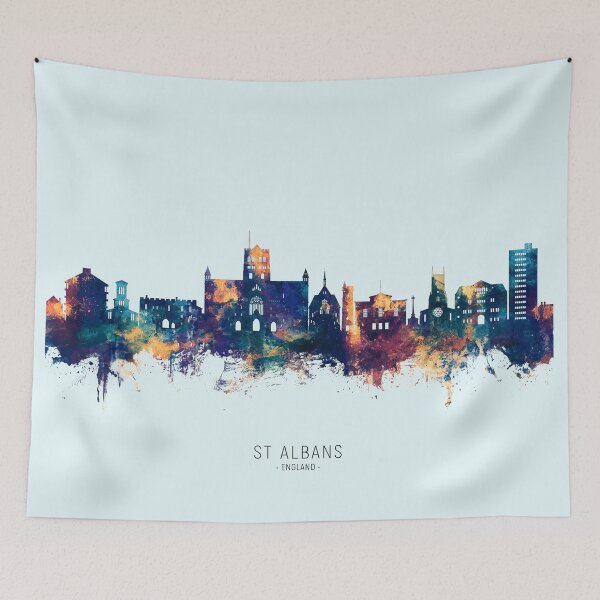 Item preview, St Albans England Skyline designed and sold by ArtPrints.