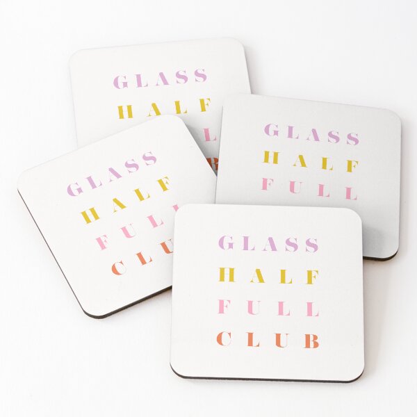 Item preview, Glass half full club - Artwork designed and sold by GirlGangPrints.