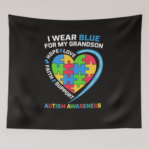 Item preview, I Wear Blue For My Grandson Autism Awareness Accept Understand Love Gift designed and sold by Lida1543.