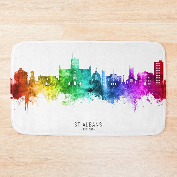Item preview, St Albans England Skyline designed and sold by ArtPrints.