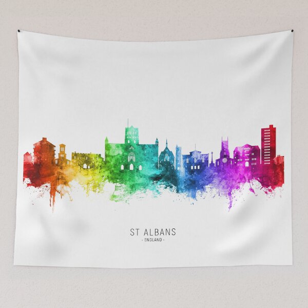 Item preview, St Albans England Skyline designed and sold by ArtPrints.