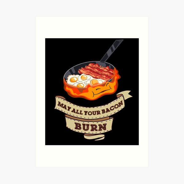 Calcifer. Que tout votre bacon brûle Impression artistique