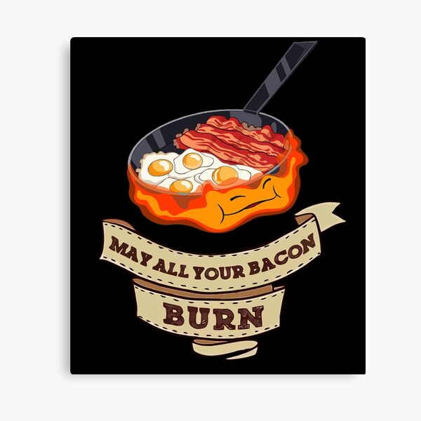 Calcifer. Que tout votre bacon brûle Impression sur toile