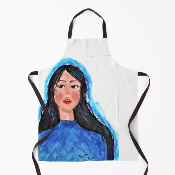 Item preview, A MODERN BLUE GIRL PORTRAIT designed and sold by IvanaKada.