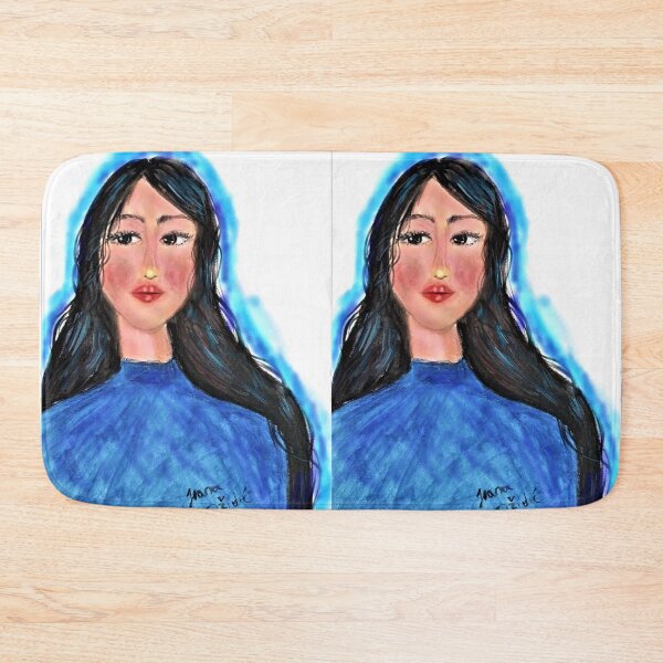 Item preview, A MODERN BLUE GIRL PORTRAIT  designed and sold by IvanaKada.