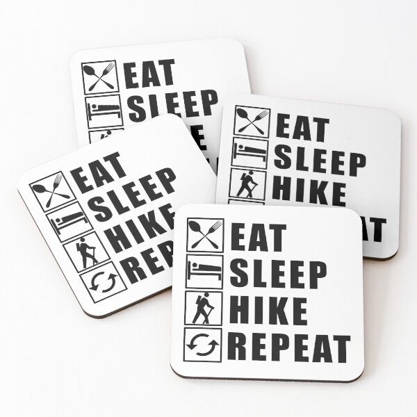 Item preview, Eat Sleep Hike Repeat designed and sold by Adel Qasem.