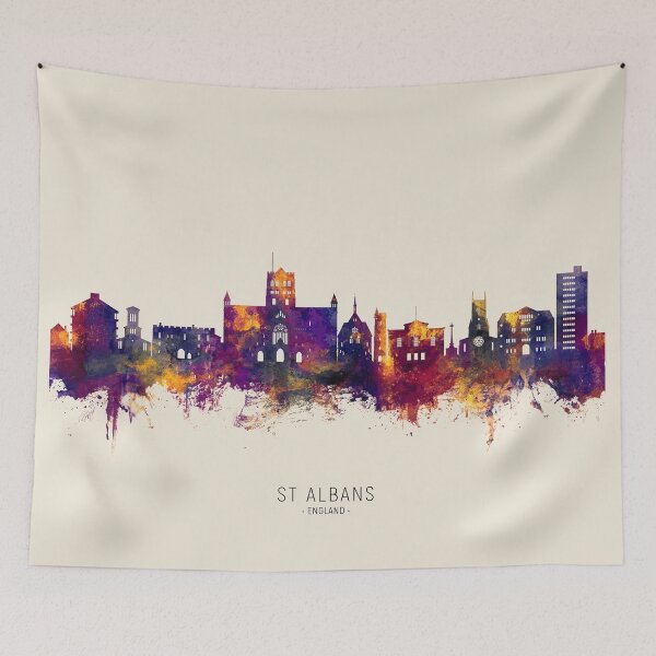 Item preview, St Albans England Skyline designed and sold by ArtPrints.
