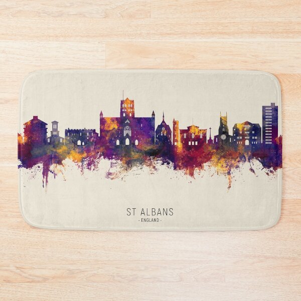 Item preview, St Albans England Skyline designed and sold by ArtPrints.