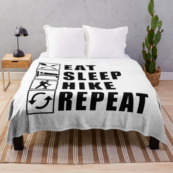 Item preview, Eat Sleep Hike Repeat designed and sold by Adel Qasem.