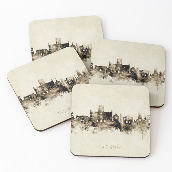 Item preview, St Albans England Skyline designed and sold by ArtPrints.