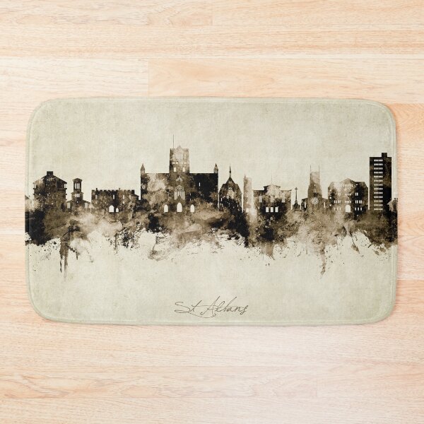 Item preview, St Albans England Skyline designed and sold by ArtPrints.