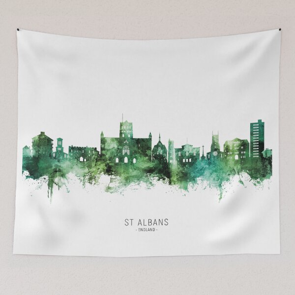 Item preview, St Albans England Skyline designed and sold by ArtPrints.