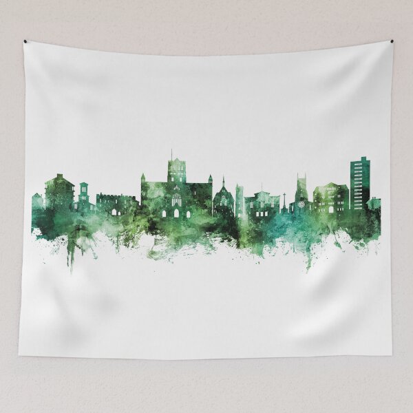 Item preview, St Albans England Skyline designed and sold by ArtPrints.