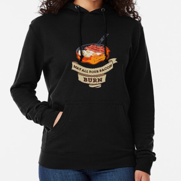 Calcifer. Möge all dein Speck brennen Leichter Hoodie