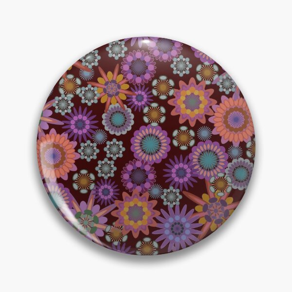 Item preview, Donkey Floral Violet Coral designed and sold by throughtheloops.