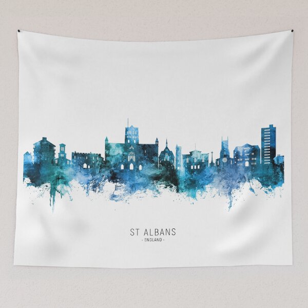Item preview, St Albans England Skyline designed and sold by ArtPrints.