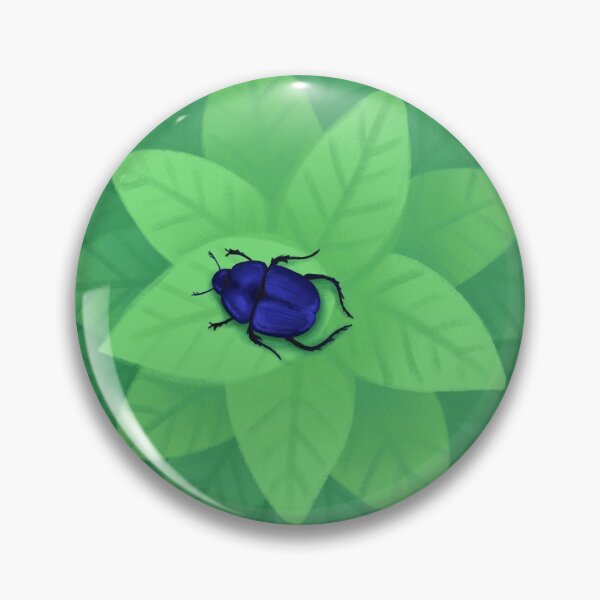 Item preview, Beetle on leaves designed and sold by Jabalou.