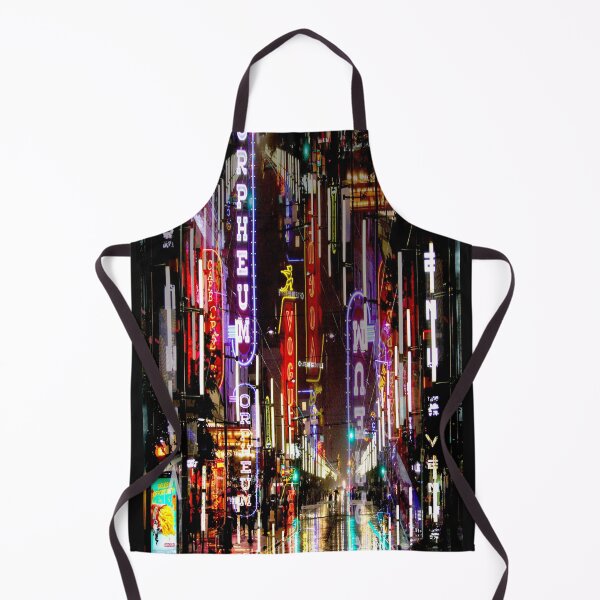 Item preview, City Lights. Colourful neon reflections at night. designed and sold by melbeasleyarts.