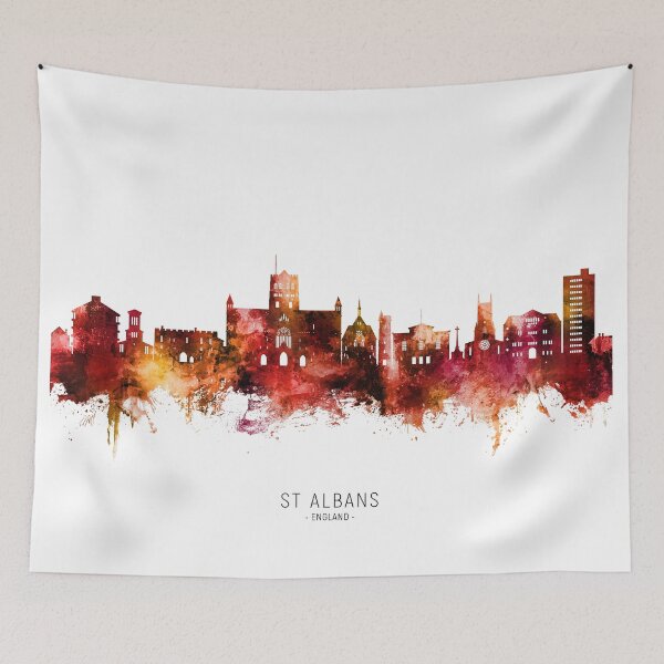 Item preview, St Albans England Skyline designed and sold by ArtPrints.