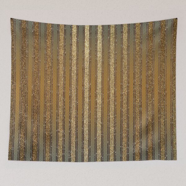Item preview, Circus Luxury Stripes Gold Yellow Pattern designed and sold by Xarah.