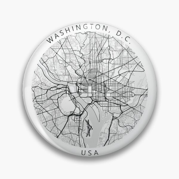 Item preview, Washington, D.C., USA Map (Theme 1) designed and sold by Mapnify.