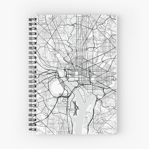 Item preview, Washington, D.C., USA Map (Theme 1) designed and sold by Mapnify.