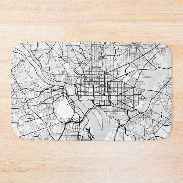 Item preview, Washington, D.C., USA Map (Theme 1) designed and sold by Mapnify.