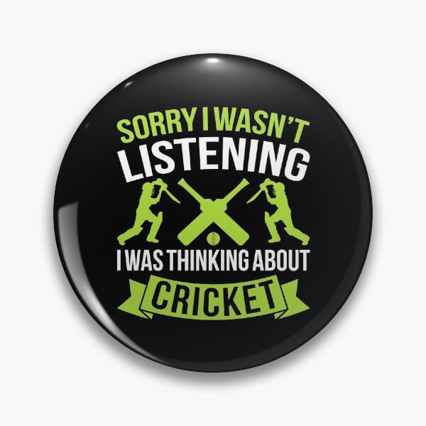 Item preview, Cricket Funny Sorry I Wasn't Listening Cricket Lover Gift designed and sold by DamnGoodDesign.