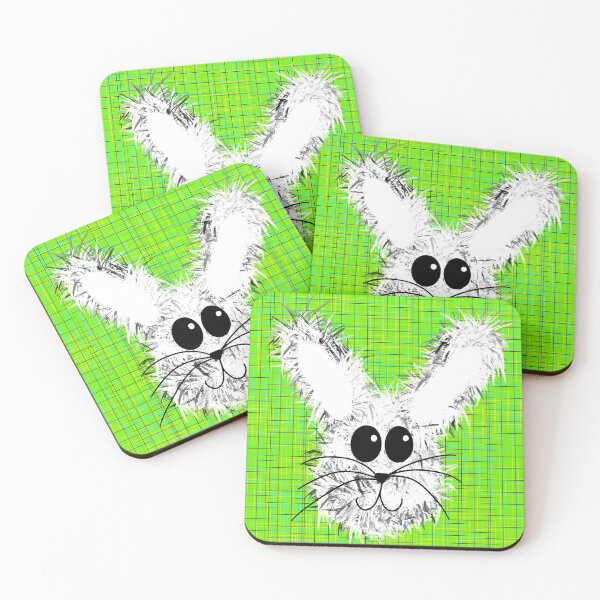 Item preview, Green Rabbit Grid designed and sold by Imemewell.