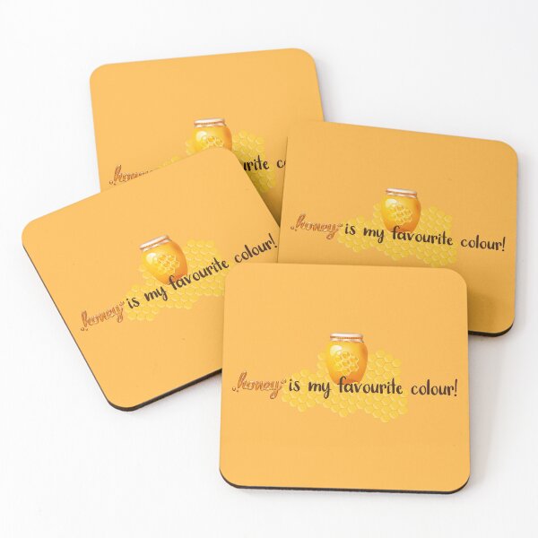 Item preview, Honey Is My Favourite Colour! (On Honey Yellow) designed and sold by PawsitiveMum.