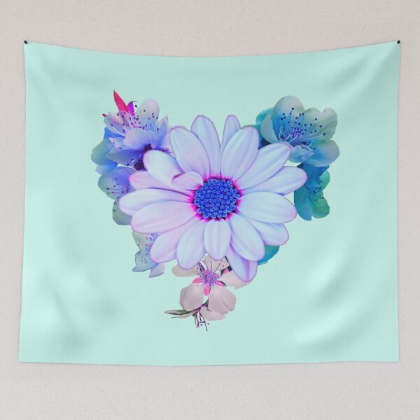 Item preview, Heart flower t-shirts designed and sold by cizito.