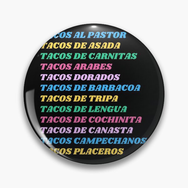 Item preview, Many different kind of tacos colorful designed and sold by luisraultg.