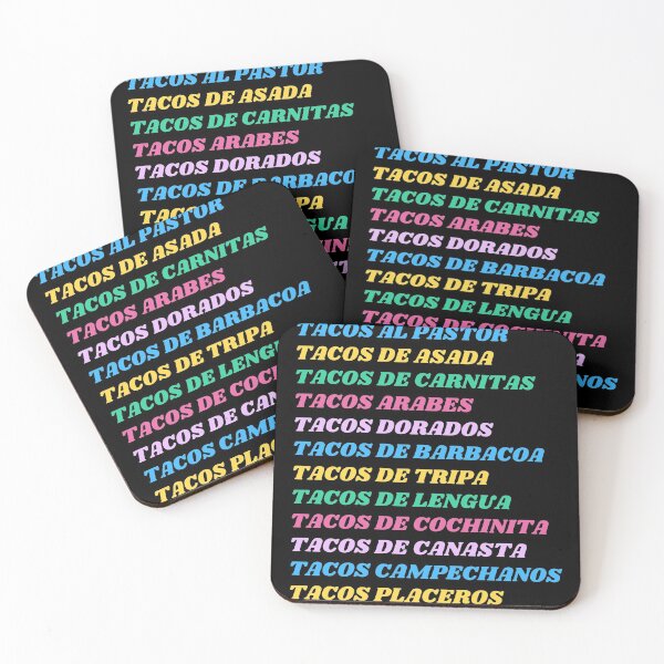 Item preview, Many different kind of tacos colorful designed and sold by luisraultg.
