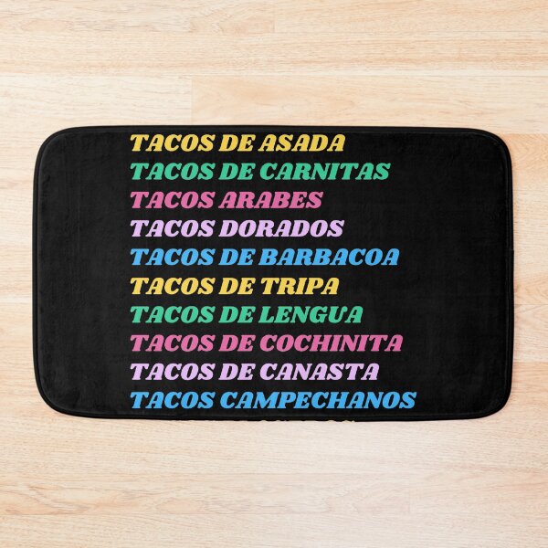 Item preview, Many different kind of tacos colorful designed and sold by luisraultg.