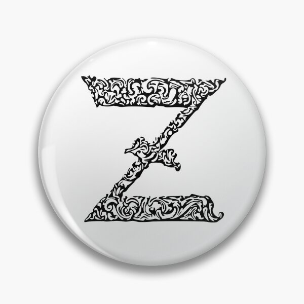 Item preview, Black Monogram - Letter "Z" designed and sold by RoamingRabbit.