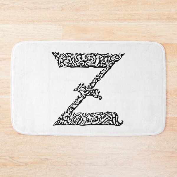 Item preview, Black Monogram - Letter "Z" designed and sold by RoamingRabbit.