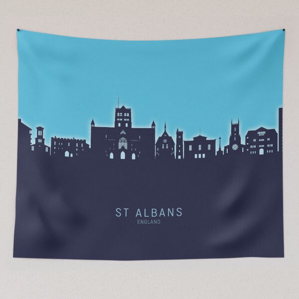 Item preview, St Albans England Skyline designed and sold by ArtPrints.