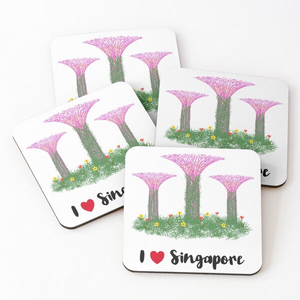 Item preview, I Love Singapore - Supertree Grove designed and sold by suwarnaadi.