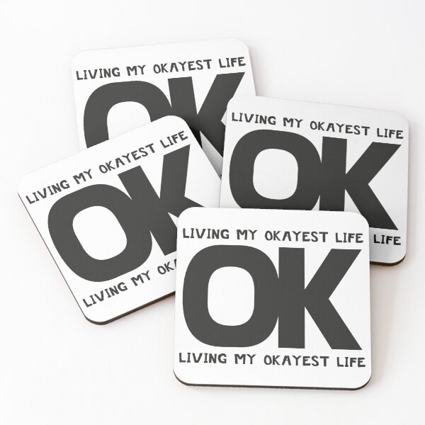 Item preview, Living My Okayest Life designed and sold by Status71.